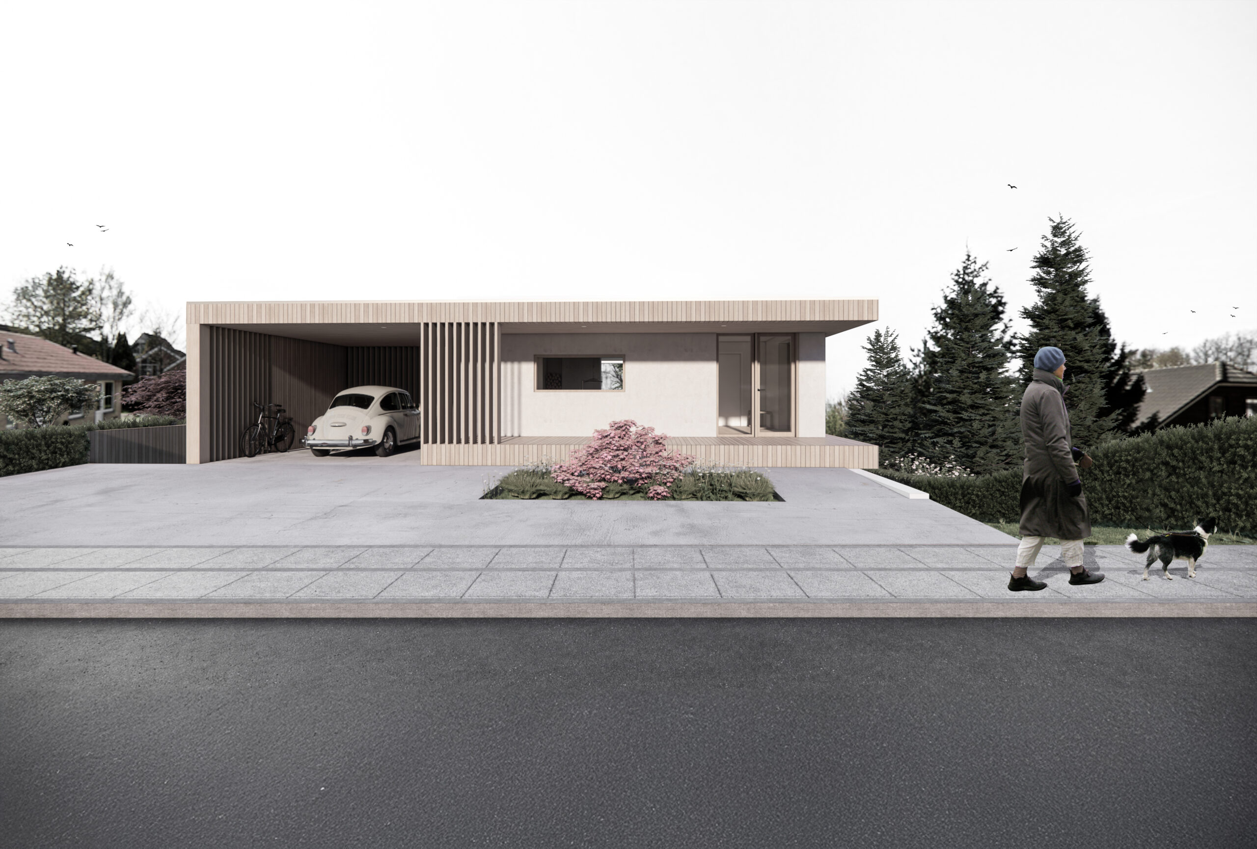 Funkis villa på skrående grund // CR09